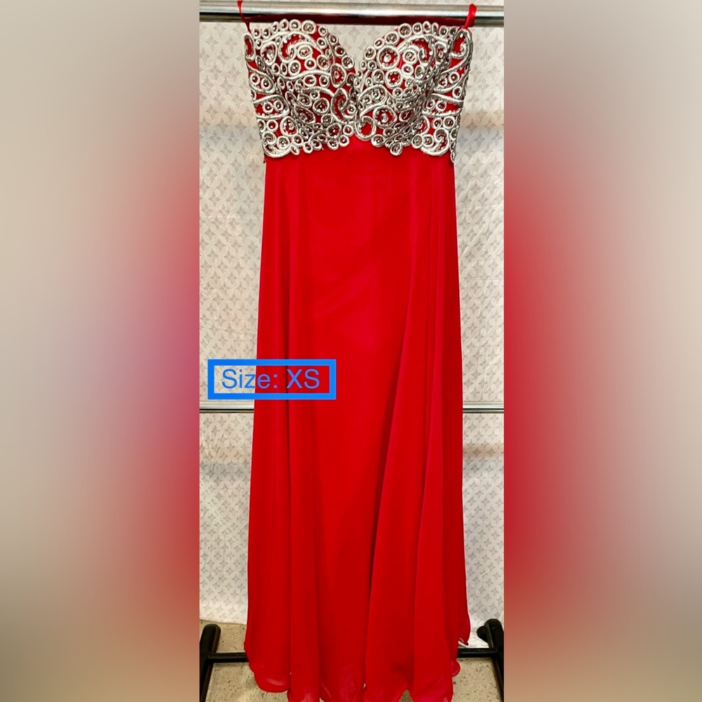 Prom Dress, Extra Small, strapless